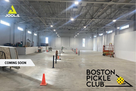 Construction is underway at the Boston Pickleball Club