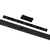 White background, image of black JOOLA Fel-Tec Pure Grip unrolled with a black JOOLA rubber band pictured.