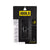 White background, Image of a two pack of JOOLA Feel-Tec replacement grip in black.