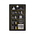 White background, image of the back of a package of JOOLA fel-tec replacement grip that highlights the application process.