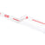 White background, close up image of an unrolled roll of JOOLA Pro IV edge guard tape.