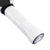 White background, close up image of the JOOLA White fel-tec pure replacement grip applied to a JOOLA pickleball paddle.