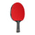 White background, JOOLA Infinity Z Carbon Table Tennis Racket with a red surface and a black, gray and red handle.