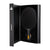 JOOLA Infinity Carbon Table Tennis Case, open to show the black Infinity Carbon racket inside.