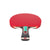 White background, JOOLA Red Carbon CTR table tennis racket with a red surface.