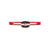 White background, JOOLA Red Carbon CTR table tennis racket showing the JOOLA Trinity logo on the bottom.