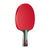 White background, JOOLA Red Carbon CTR table tennis racket with a red surface.