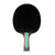 White background, JOOLA Red Carbon CTR table tennis racket with a black surface.