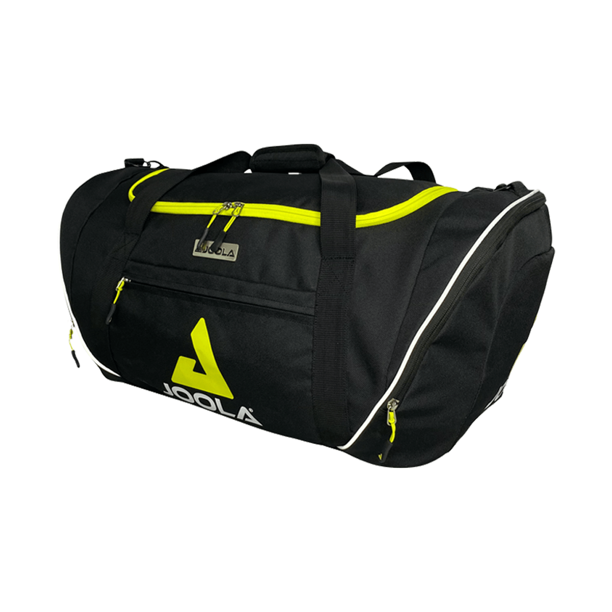 White Background Image: Product image of a Black JOOLA Vision II Duffle Bag. #Black