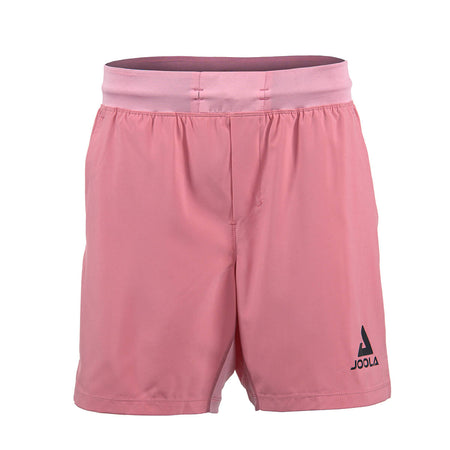 Product photo showing the front of the JOOLA Ben Johns Fluid Shorts in Pink #Pink