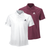 White Background Image: JOOLA Propel Polo in White, Burgundy