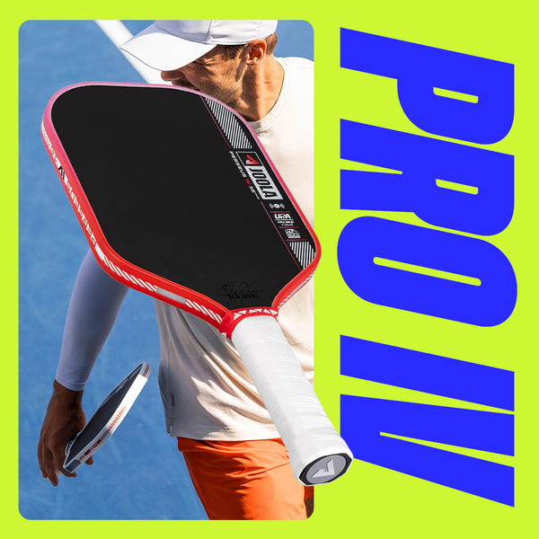 Large 1 x 1 sized Pro IV Perseus Hits Different. pickleball paddle.