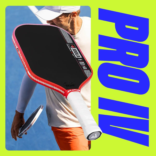 Large 1 x 1 sized Pro IV Perseus Hits Different. pickleball paddle.