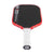 White background, product image of the JOOLA Perseus Pro V pickleball paddle with red edge guard and a white handle.