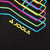 Close up product image of the JOOLA Gen 3 Color Stack t-shirt.