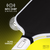 Infographic showing the handle of the JOOLA Scorpeus Pro IV pickleball paddle and it's NFC Chip enabled capabilities.