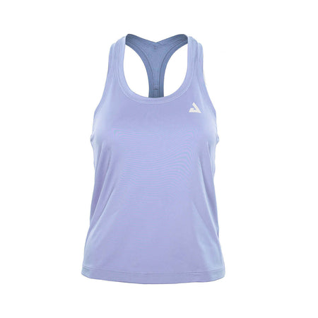 White Background Image: JOOLA Mona Tank Top in Purple Heather (front) #Purple Heather