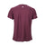 Product photo showing the back of the JOOLA Propel Short-Sleeved Henley in Burgundy #Burgundy