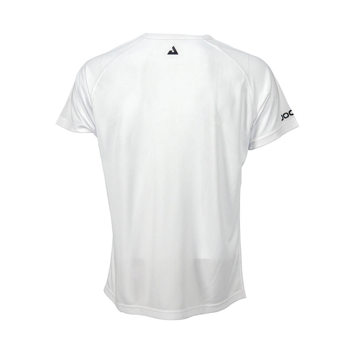 Product photo showing the back of the JOOLA Propel Short-Sleeved Henley in White #White