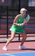 Image of JOOLA pro Simone Jardim with a Gen 1 JOOLA Hyperion pickleball paddle and JOOLA apparel.