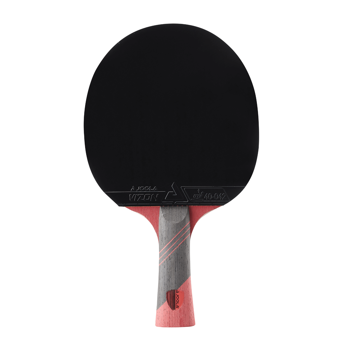 White Background Image: JOOLA Omega Speed Table Tennis Racket. #Red