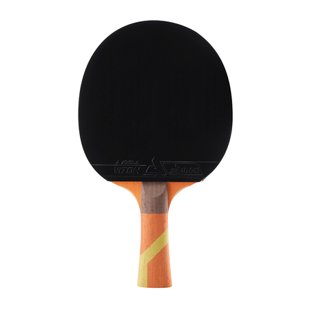 White Background Image: JOOLA Omega Strata Table Tennis Racket. #Orange