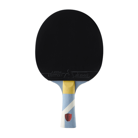 White Background Image: JOOLA Omega Strata Table Tennis Racket. #Light Blue