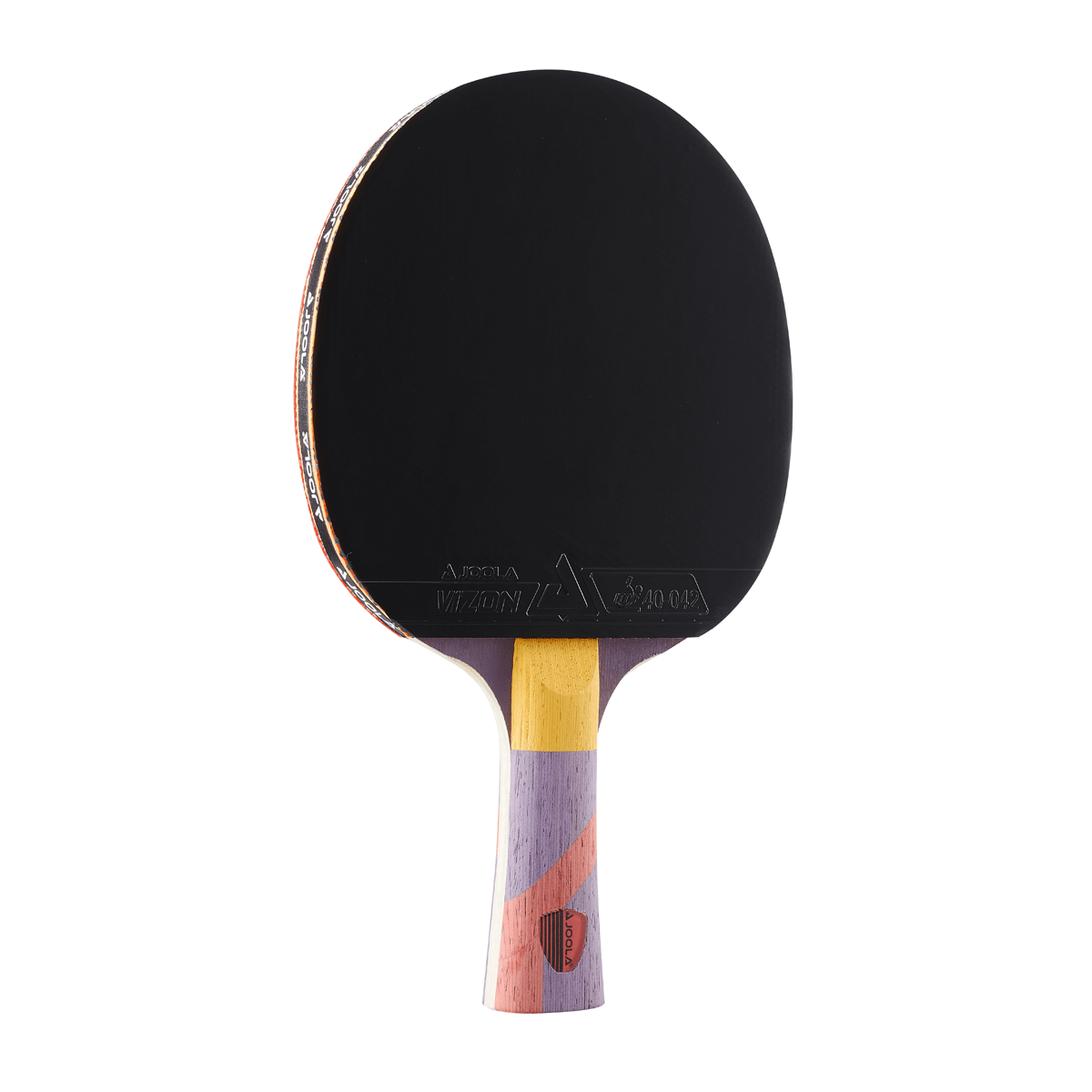 White Background Image: JOOLA Omega Strata Table Tennis Racket. #Purple