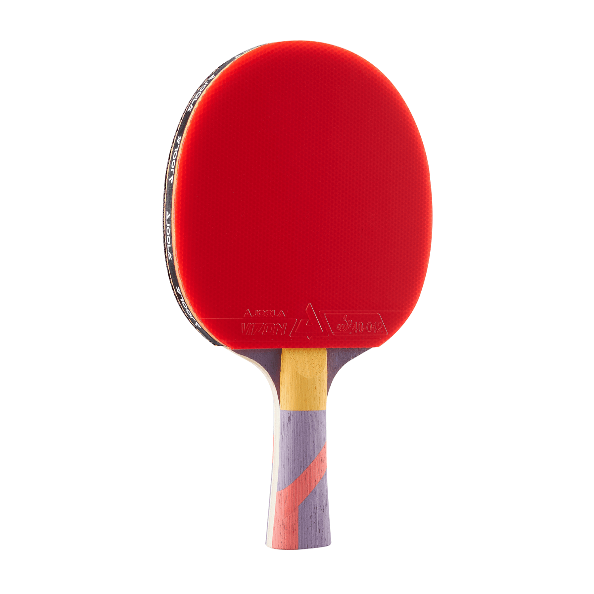 White Background Image: JOOLA Omega Strata Table Tennis Racket. #Purple