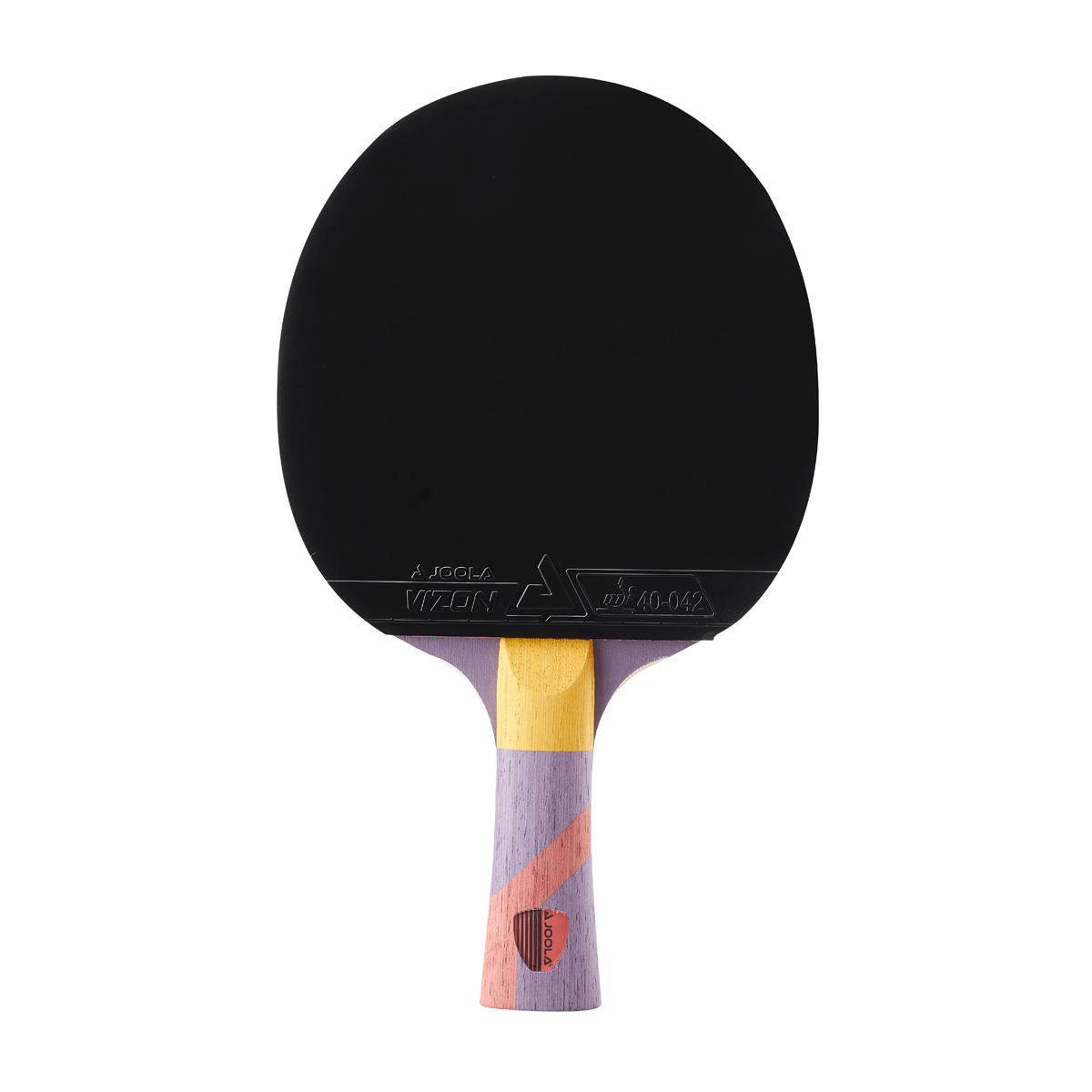 White Background Image: JOOLA Omega Strata Table Tennis Racket. #Purple