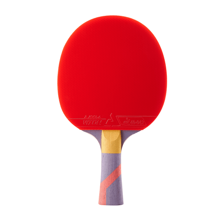 White Background Image: JOOLA Omega Strata Table Tennis Racket. #Purple