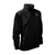 White Background Image: Angled view of the Black and Grey JOOLA Synergy Jacket. #Black/Grey