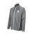 Product photo showing the front of the JOOLA Victory Jacket in Grey at an angle #Grey