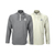 Product photo of the JOOLA Victory Quarter Zip Jacket in Grey and Cream