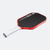 White background, product image of the JOOLA Perseus Pro V pickleball paddle with red edge guard and a white handle.
