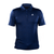 White Background Image: Product image of blue JOOLA sport polo shirt. #Blue