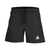 White image background: Black JOOLA Maco 20 shorts, white JOOLA infinity logo on the leg. #black