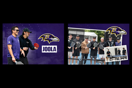 JOOLA Brings Racket Sports to Baltimore Ravens Training Camp