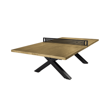 White background Image: Angled view, product image of the JOOLA Berkshire Table Tennis table.