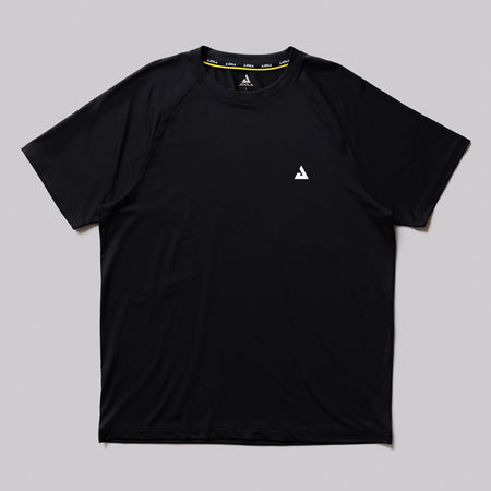 Product image of a black JOOLA Men's Court Short Sleeve shirt.