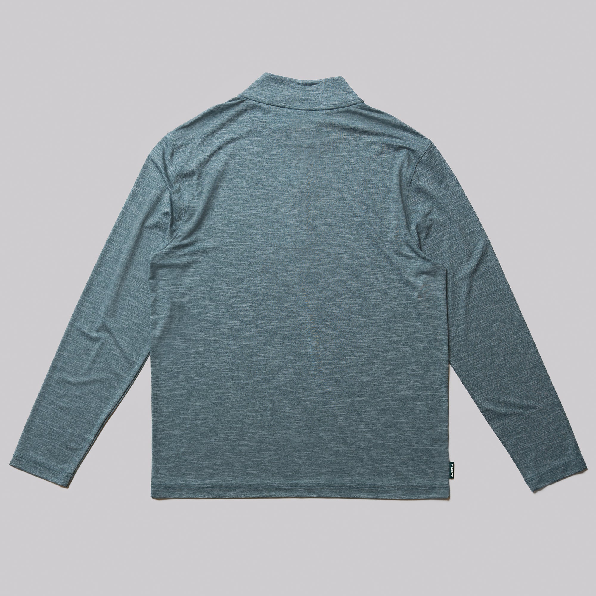 Product image of the backside of a JOOLA Men's Quarter Zip Pickleball Pullover. The color of the pullover is JOOLA Club Green.