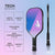 Inforgraphic with the product specs for the JOOLA Purple Wayfinder pickleball paddle.