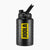 White background, JOOLA 128 oz water bottle, black with yellow and black JOOLA wordmark.