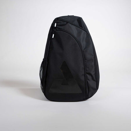 Black backpack with a JOOLA logo on a white background