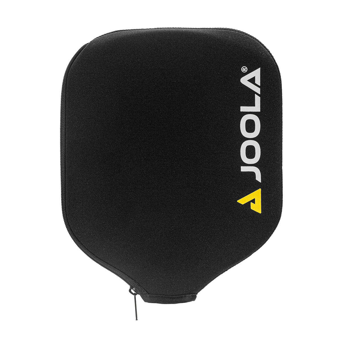 White Background Image: JOOLA standard pickleball paddle cover. Black.