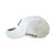 White background image showing the side of a JOOLA trinity hat, all white with black logos.