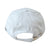 White background image showing the back of a white and black JOOLA trinity hat.