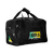 White background, angled view of a JOOLA x Hugo Calderano table tennis duffel bag.
