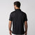 Image showing the back of a JOOLA men's club polo, black.