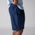 Image of the side of a pair of JOOLA Men's Club Shorts, Navy.